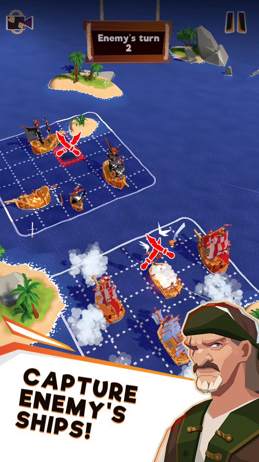 #3. PB - Pirate Battles (iOS) 由: NUR Games Studio L.L.C-FZ