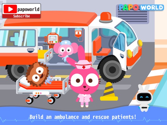 Papo Town: Hospital iPad screenshot 5 - Education app