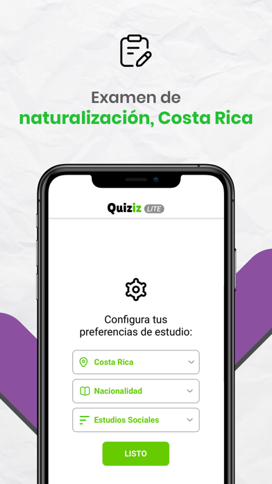 Quiziz Naturalización CR Screenshot