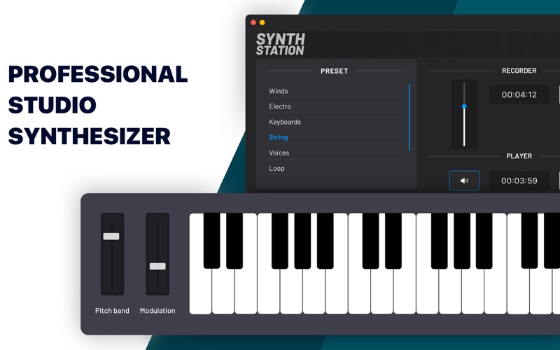 Synth Station - Piano Keyboard Screenshot
