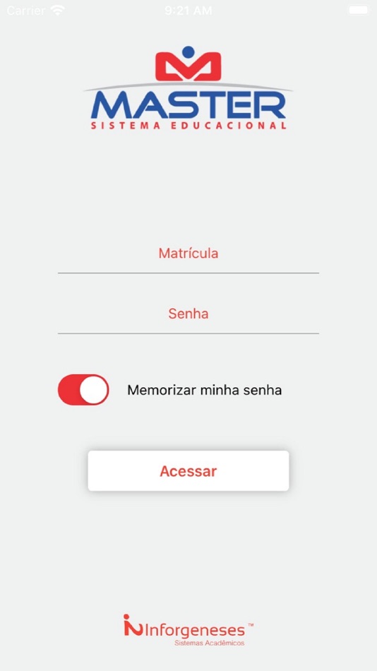 #1. Sistema Educacional Master (iOS) 게시자: Inforgeneses Solução Informática