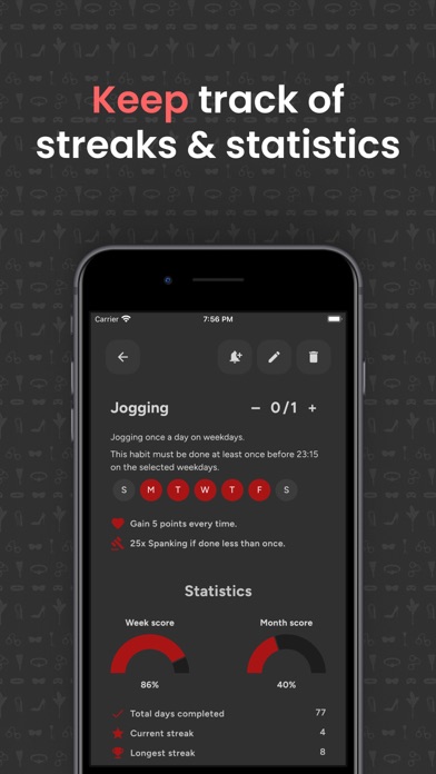 Obedience: BDSM habit tracker Screenshot