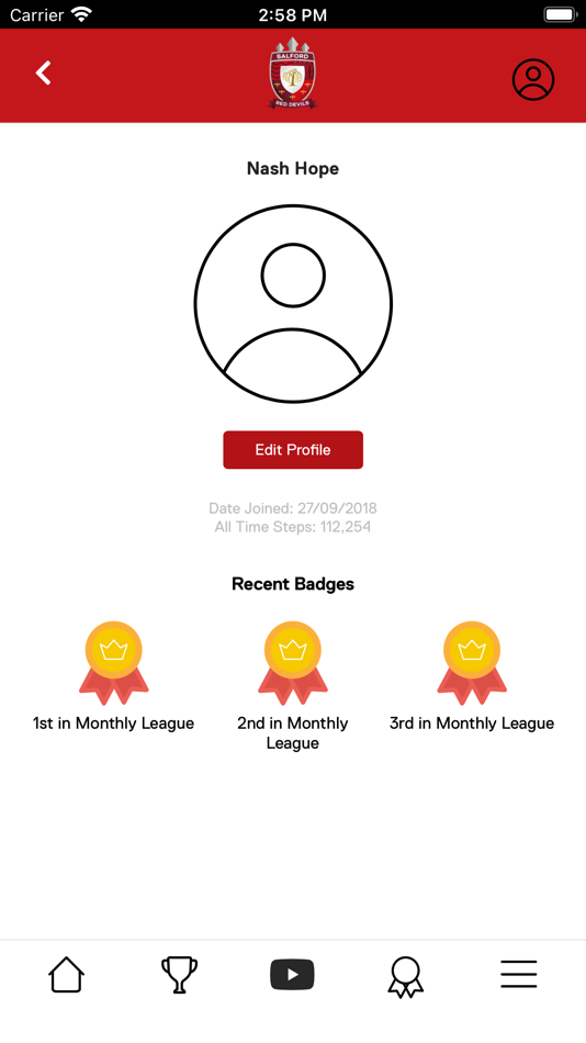 #2. Red Devils Fit (iOS) 由: University of Salford