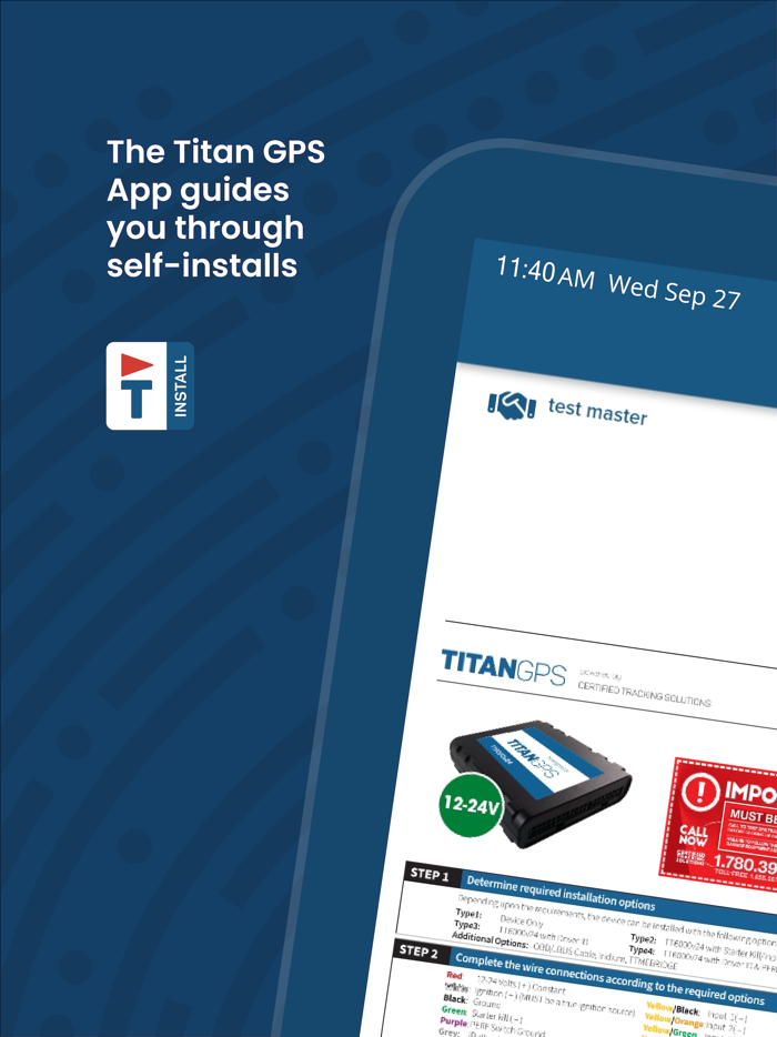 Titan GPS Install