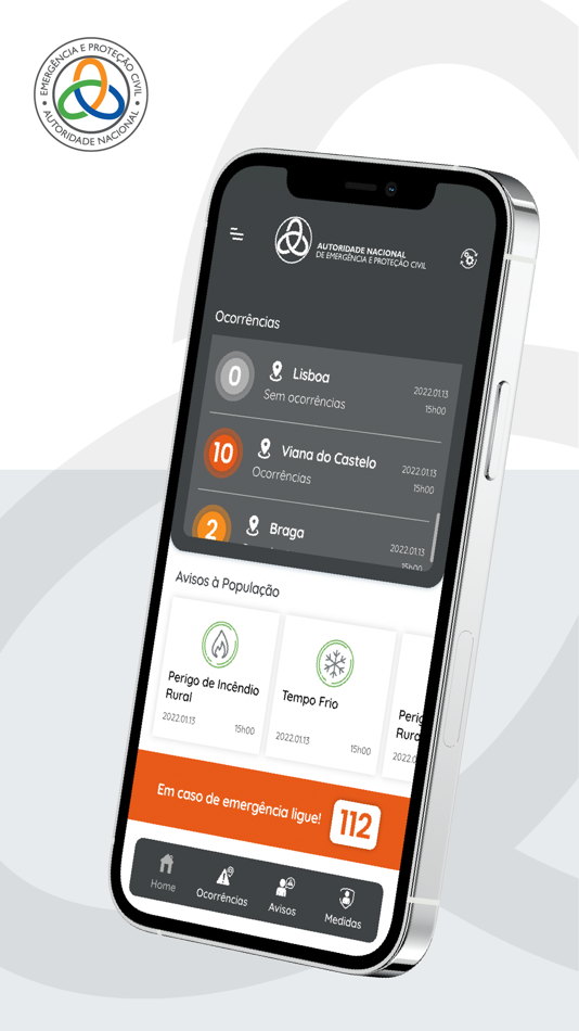 #1. PROCIV.GOV.PT (iOS) Ved: AUTORIDADE NACIONAL DE EMERGENCIA E PROTECAO CIVIL