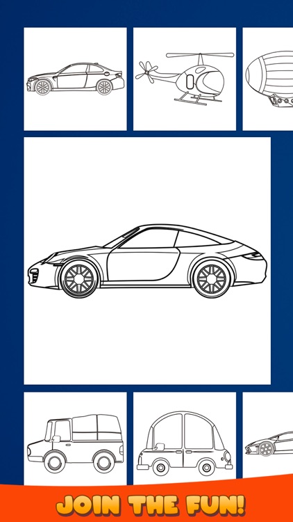 Cars Coloring Pages Pack