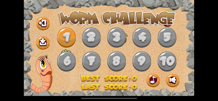 Worm Challenge Snake Game