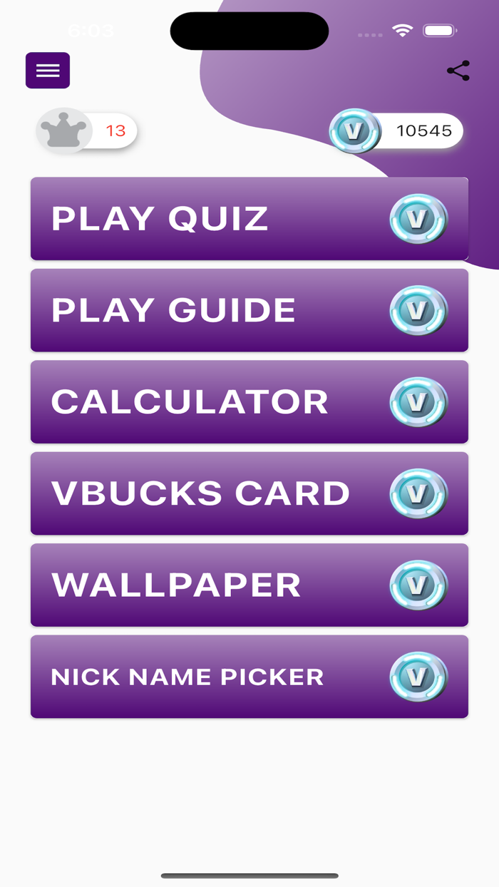 Quiz V-Bucks