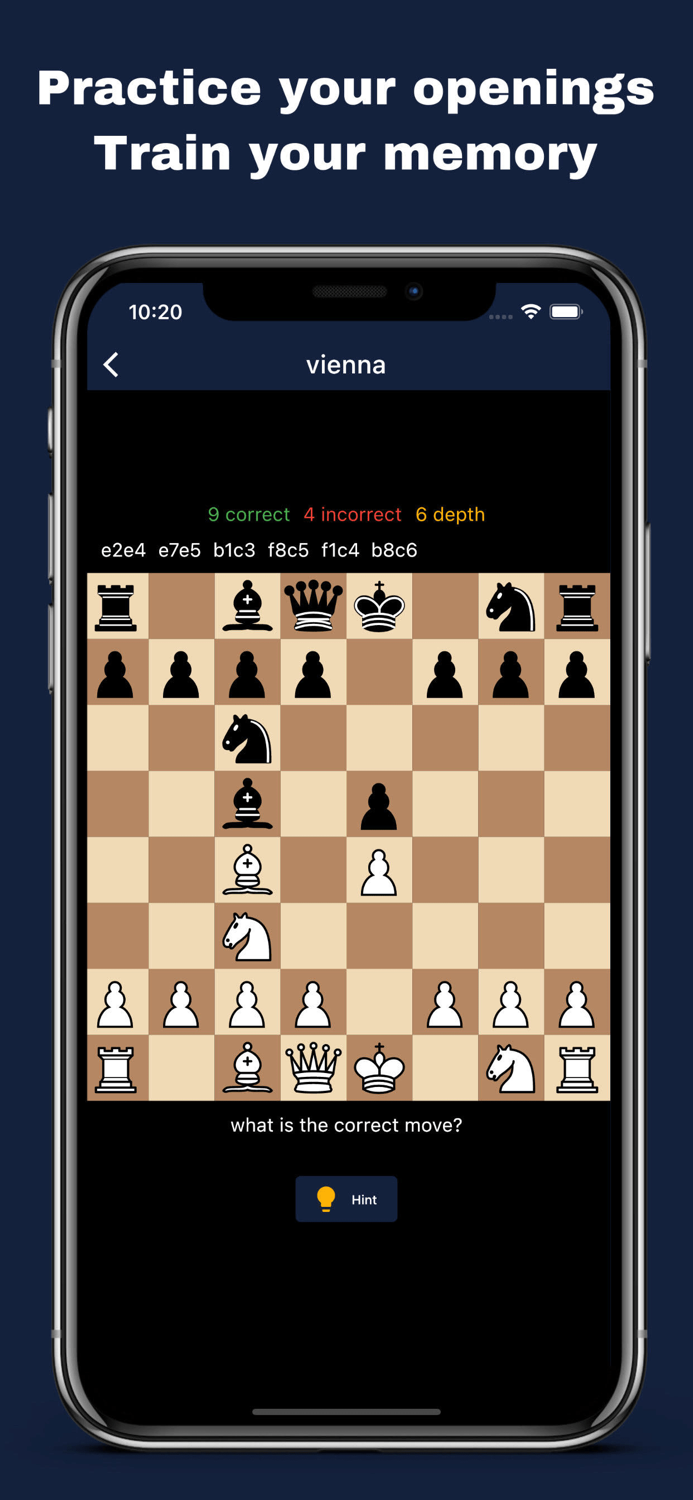 Chess Prep - openings trainer