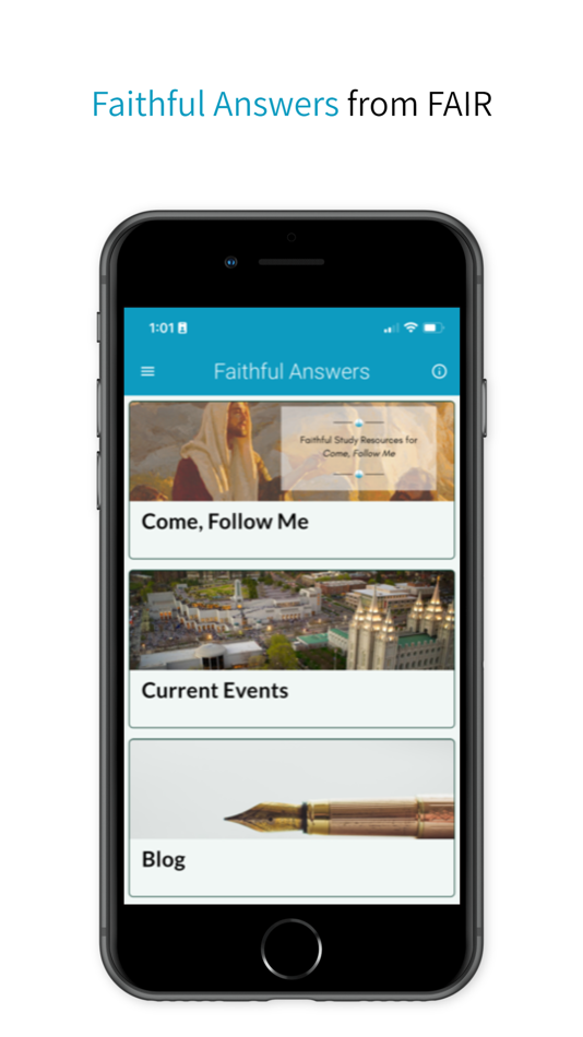 #1. Faithful Answers (iOS) 来自: Foundation For Apologetic Information and Research
