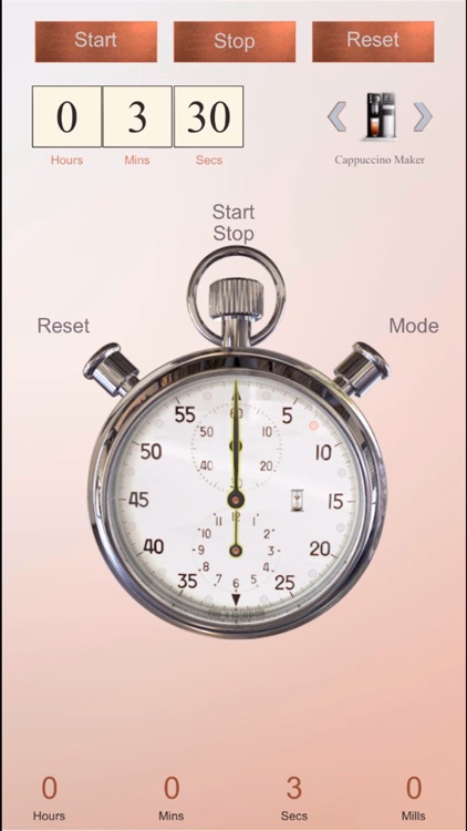 ClockZone: Chrome Stopwatch Ed