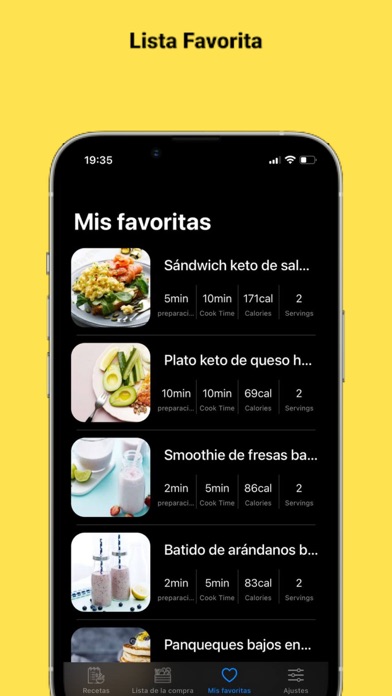 Recetas keto - low carb DIET Screenshot