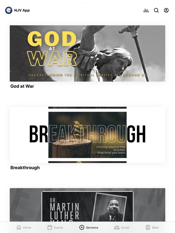 Screenshot #5 pour North Jersey Vineyard Church