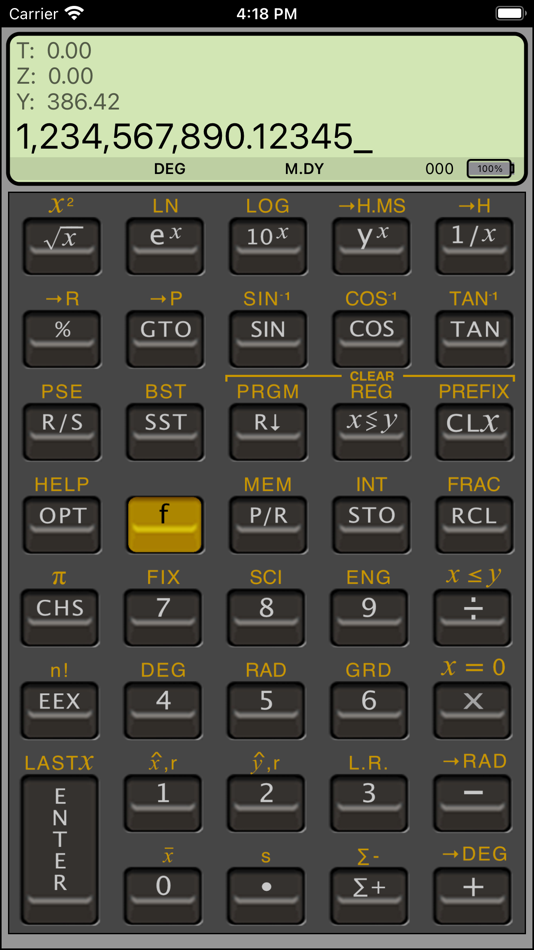#1. RLM-10CX (iOS) By: R.L.M. Software