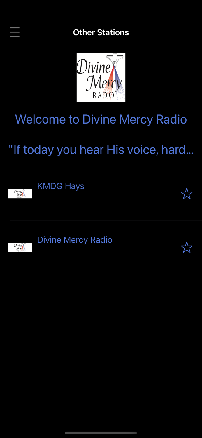 Divine Mercy Radio.
