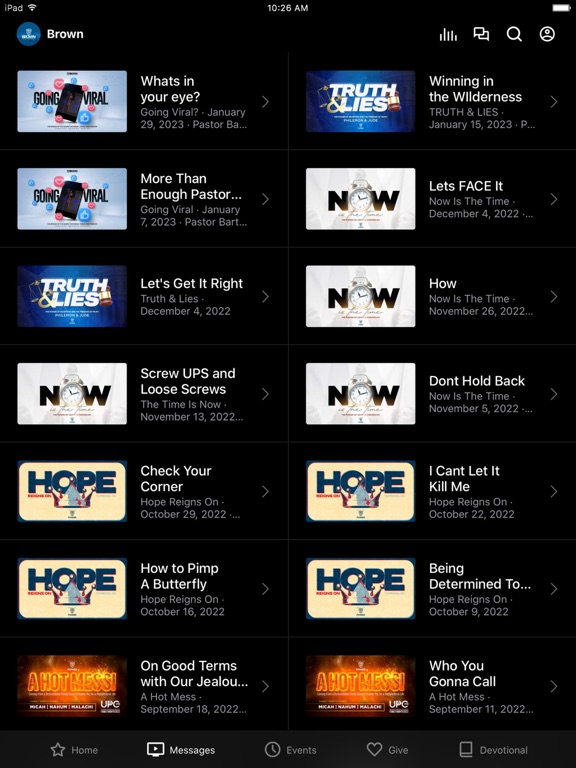 Screenshot #5 pour Brown Baptist Church