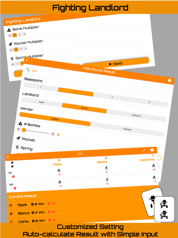 Gamepoint Calculator iPad screenshot