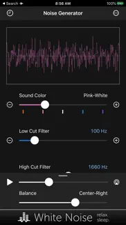 noise generator: full spectrum iphone screenshot 2