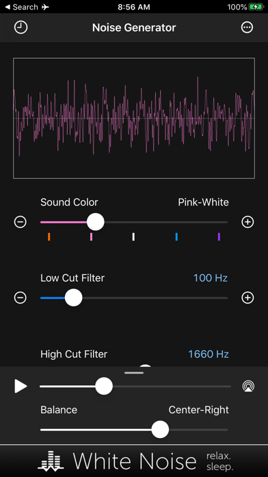 Screenshot #2 pour Noise Generator: Full Spectrum