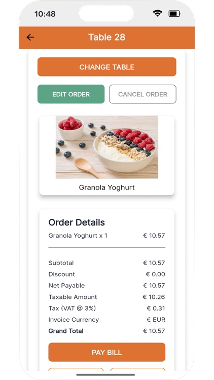 Orderific Service Panel