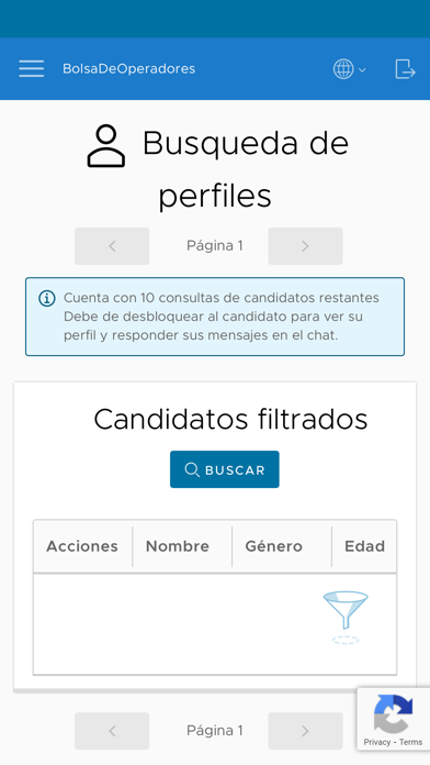 BolsaDeOperadores Screenshot