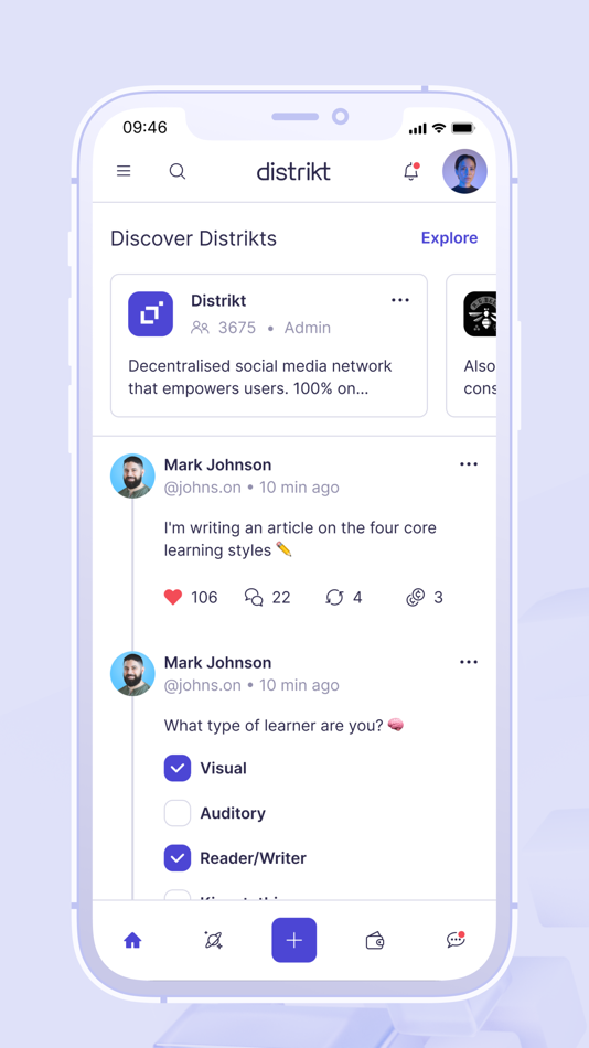#1. distrikt social (iOS) 来自: Open Internet Foundation