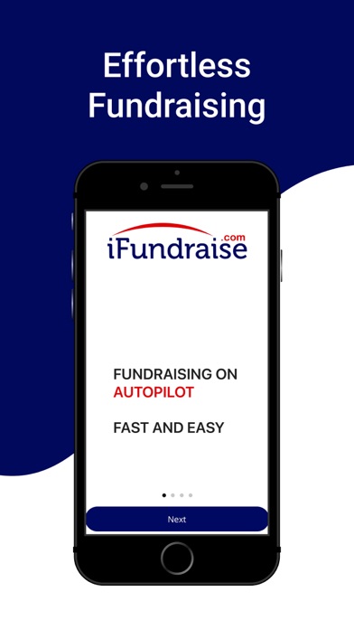 iFundraise iPhone screenshot 1 - Business app