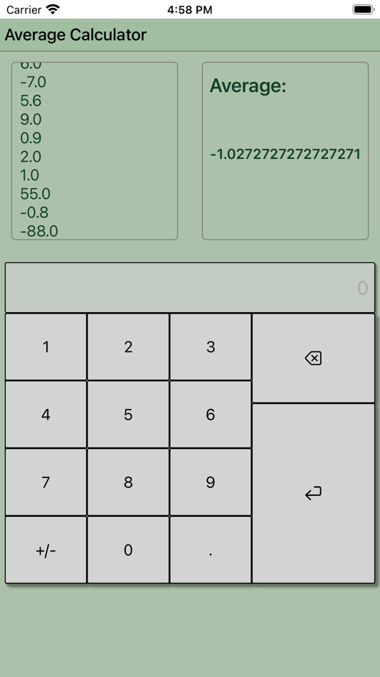 #3. Average Calculator Professiona (iOS) By: Krzysztof Gwiazda