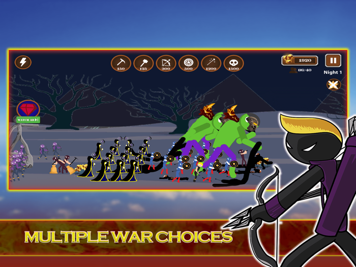 Hero Stick war stickman fight