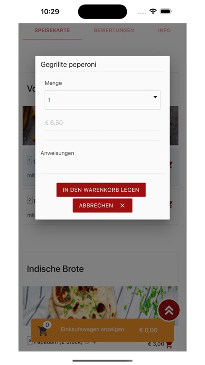 Namaste India Lutherstadt screenshot-3