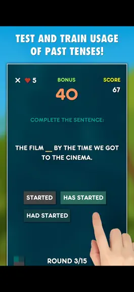 Game screenshot Past Tenses Grammar Test PRO mod apk