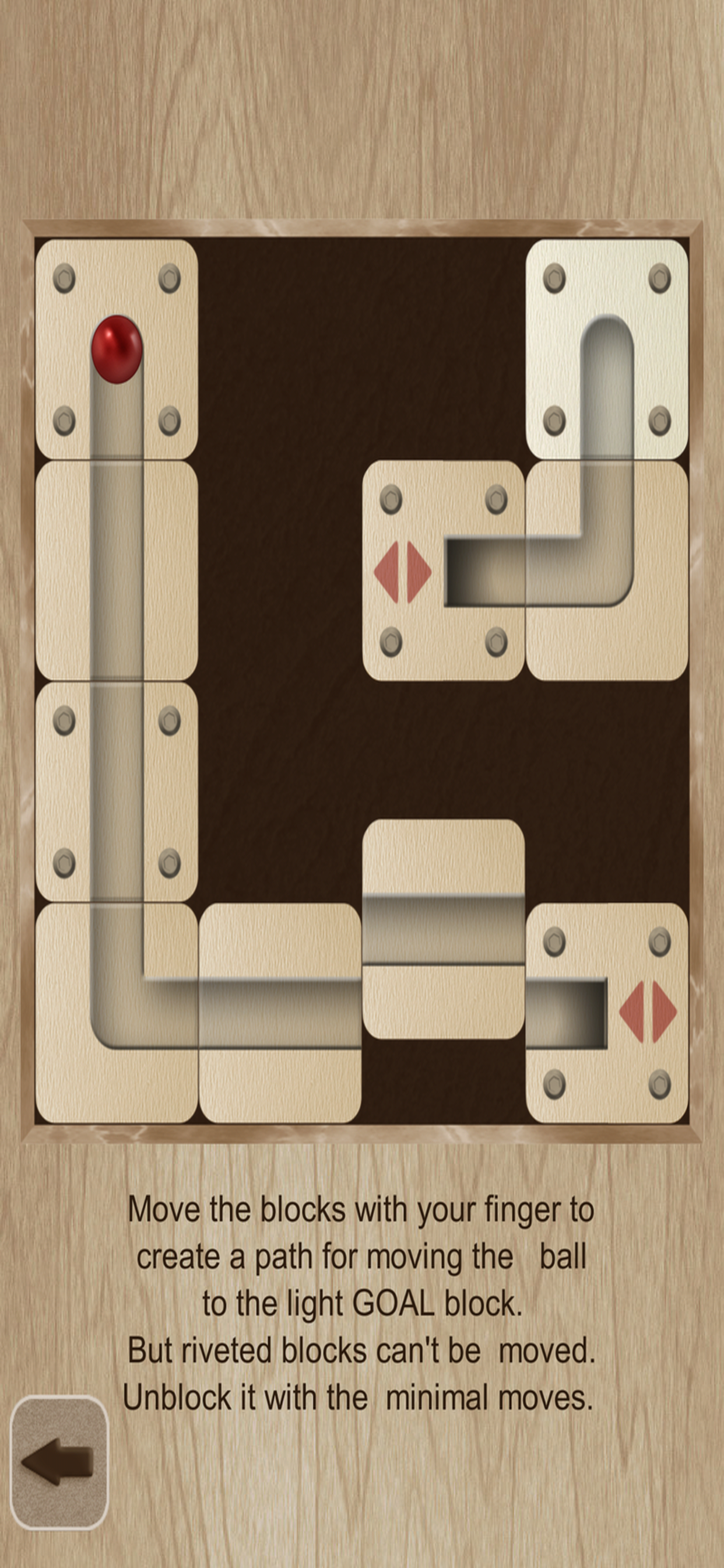 Roll the labyrinth portal ball