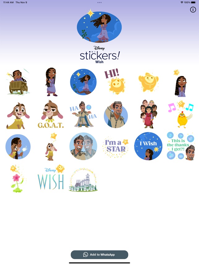 Disney Stickers: Wish on the App Store