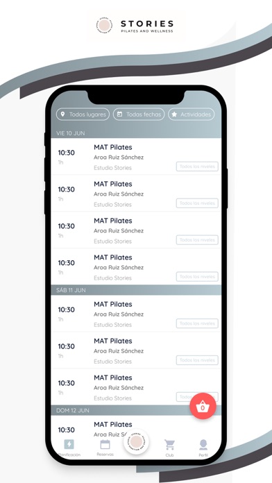STORIES pilates & wellness Screenshot