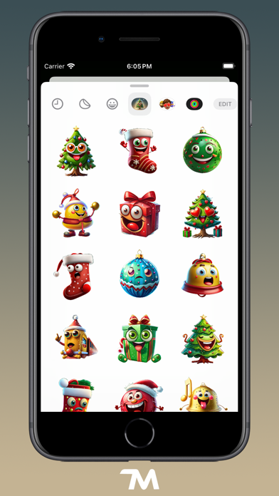 Screenshot #2 pour Christmas Trees Stickers