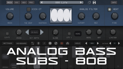 Screenshot #1 pour King of Bass: Analog + Sub 808