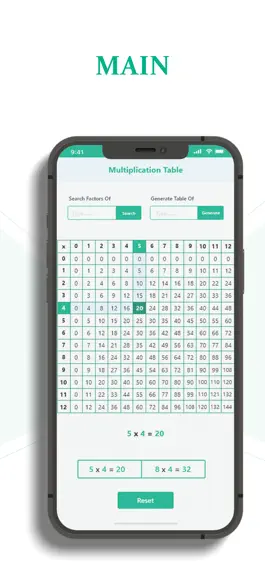 Game screenshot Muliplication table apk