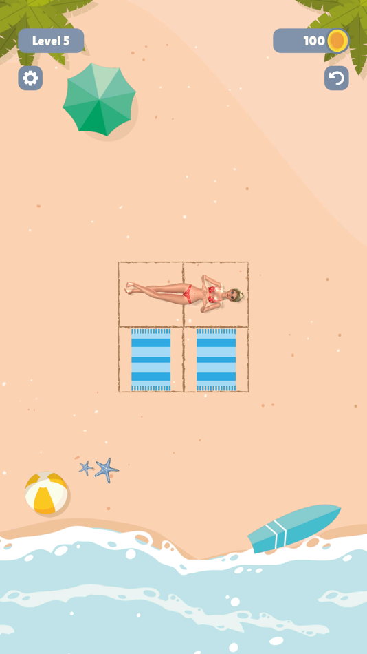 #3. Towel Sort - Beach Edition (iOS) Podle: Brew Games