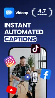 vidcap: auto video captions iphone screenshot 1