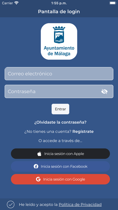 Málaga Funciona Screenshot