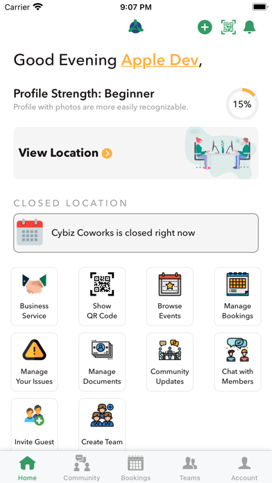 Cybiz Coworks Screenshot