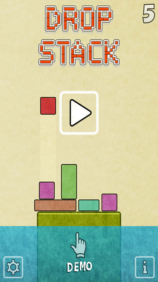 #1. Drop Stack Block Stacking Game (iOS) 来自: App Family AB