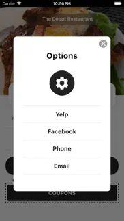 the depot restaurant iphone screenshot 1