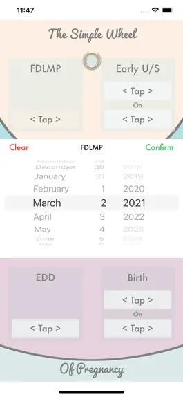 Game screenshot Simple Pregnancy Wheel apk