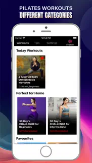 pilates fitness yoga workouts iphone screenshot 2