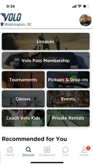 volo sports iphone screenshot 1