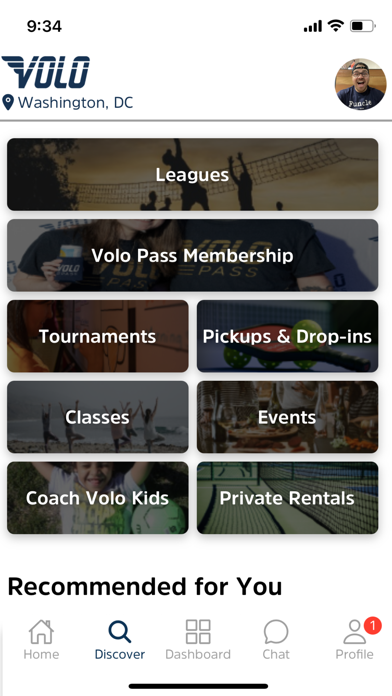 Volo Sports Screenshot