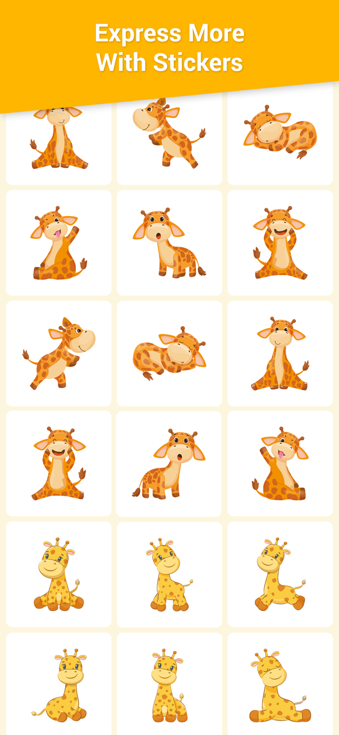 Mutant Giraffes Animated Emoji