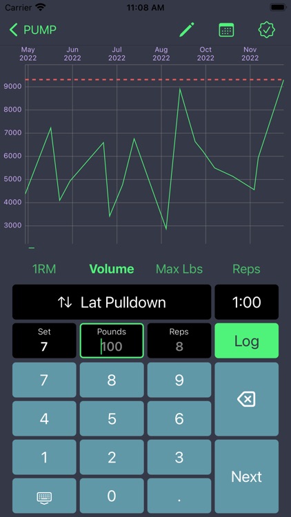 PUMP - Workout Tracker Gym Log