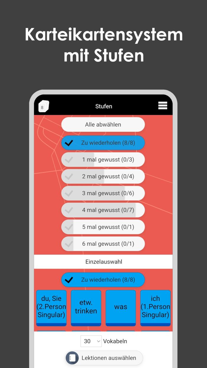 Lingos Vokabeltrainer